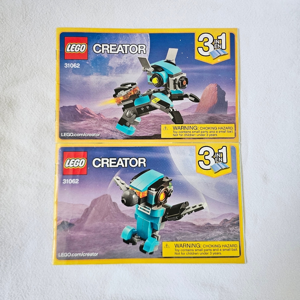 LEGO 31062 Creator 3 in 1 Instruction Manual Only post is for 2 of 3